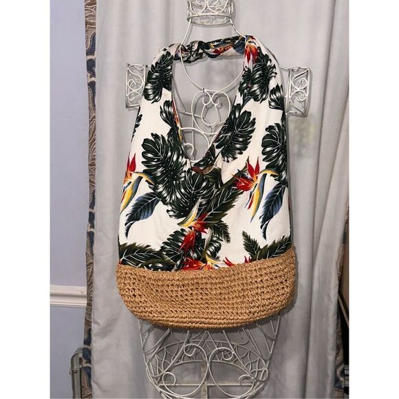 Nice Caribbean Joe Tote Beach Bag Shoulder Bag GOOD CONDITION - Picture 5 of 10